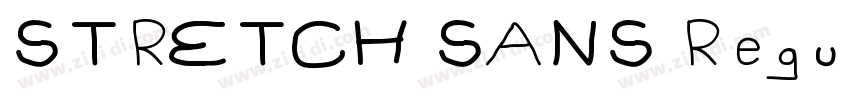 STRETCH SANS Regular字体转换